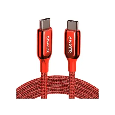 Anker PowerLine+ III USB C to USB C 2.0 Cable 6ft Red